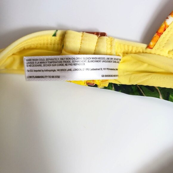 Anthropologie Classic One-Shoulder Bikini Top in Pina Colada - Picture 13 of 13